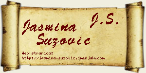 Jasmina Suzović vizit kartica